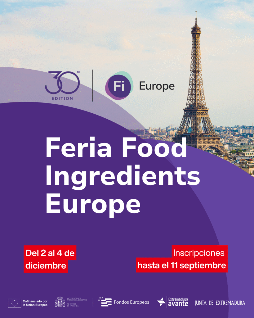 Stand de Extremadura en la feria Food Ingredients Europe 2025 en París - Extremadura Avante - Impulsamos las empresas de Extremadura