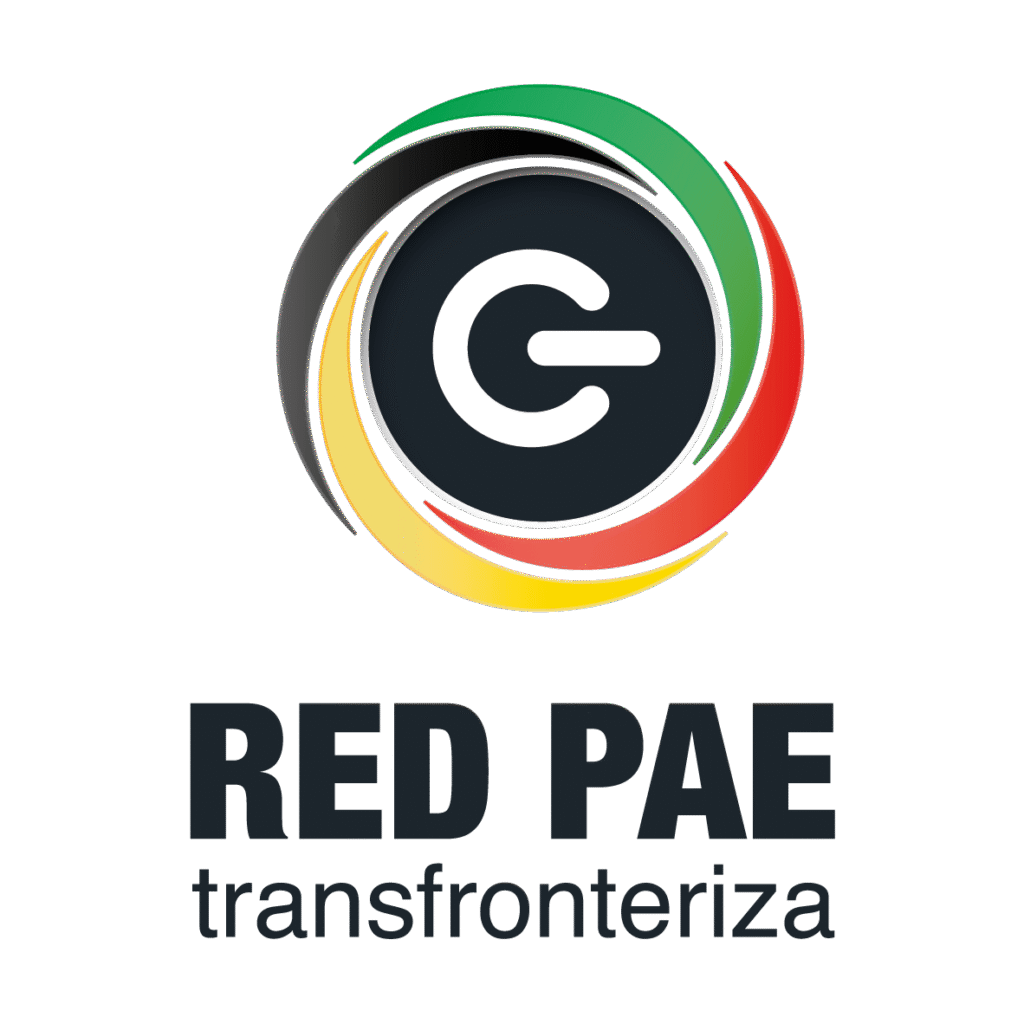 Logotipo de RED PAE, red transfronteriza.