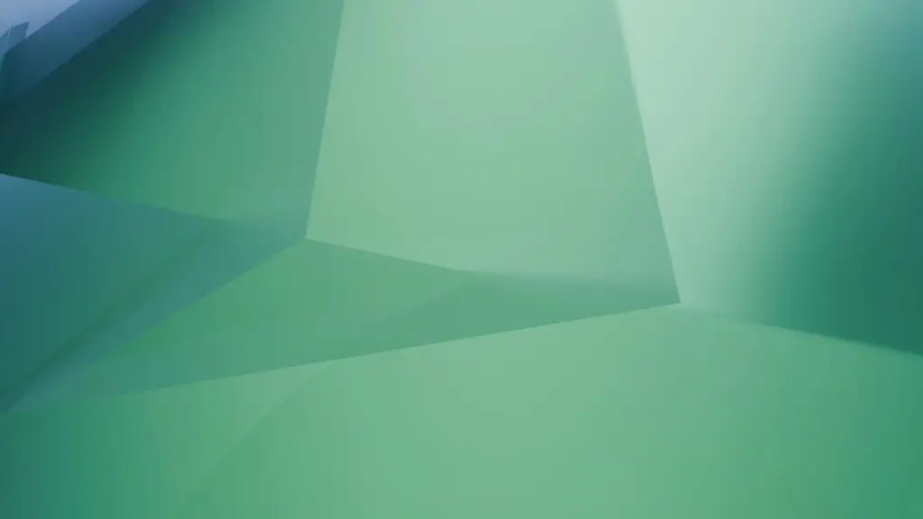 Fondo abstracto geométrico en tonos verdes